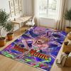 Personalized Crystal Velvet Carpet,Chainsaw Man Custom Printed Name, Plush Area Rug For Home Indoor Decor
