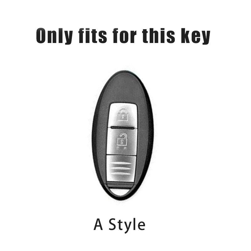Zinc Alloy Car Remote Key Case Protector Cover Accessories for Nissan Leaf Micra Qashqai J11 J10 X Trail T32 Versa Note Patrol
