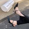 Fashion Pointed Toe Women Sandals 2024 New Arrivals Fashion Dress Shoes Stiletto Thin High Heels Party Pumps Dress Shoes 2024 News
