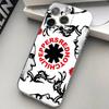 R-Red Hot Chili Peppers Silicone Phone Case Material For iPhone 17 16 15 11 12 13 14 Pro Max Mini Plus Soft TPU