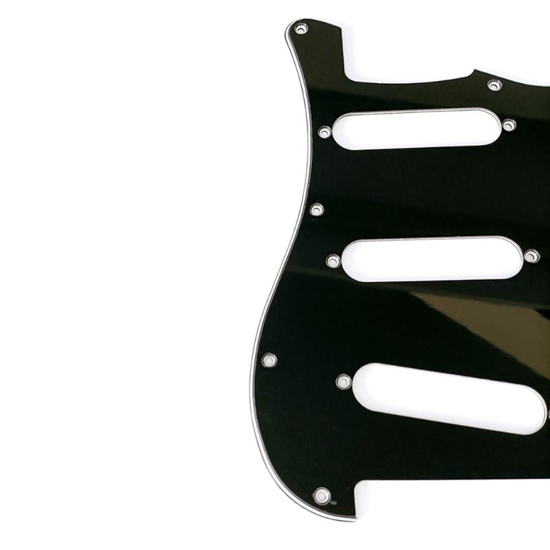 Stable PVC Pickguard Set Scratch Plate Guitar Accessory Scratch Plate Suitable for Electric Guitar Enthusiasts