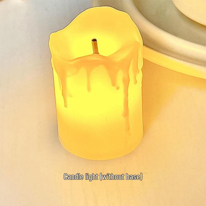 

Retro Electronic Candlestick Light for Bedroom Ambiance and Wedding Decor