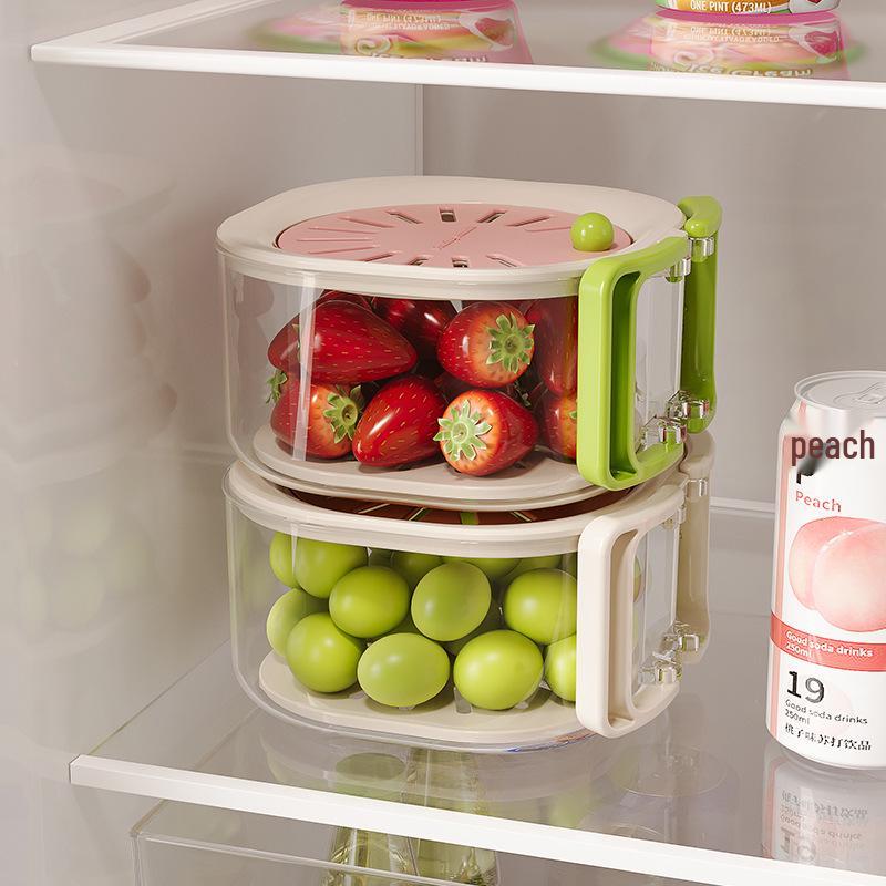Dali Colander & Fruit Basket: Cute, Retractable, Thickened, Dehydrating, with Lid for Home Use