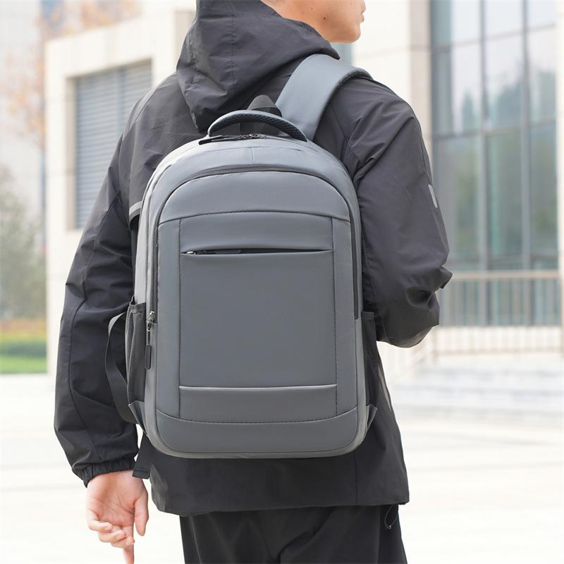 Schoolbag New Backpack Men's Large Capacity Outdoor Commuter Travel Leisure Backpack Middle College Student Commuter Backpack