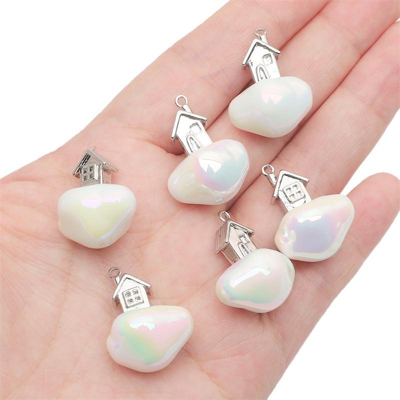 1 peça/saco Pingente de Resina DIY Pulseira Colar Brincos Acessórios de Joalheria