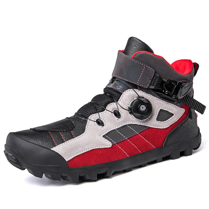 

New Style Plus Size Adjustable Motorcycle Riding Gloves Unisex Motorcycle Gloves Keyless Outdoor Riding Self-driving Gloves 44 серый/красный