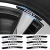 4uds Insignias de Aluminio para Coche Styling Tapacubos Llantas Pegatinas Decorativas Para M Performance E36 E60 E90 X2 X1 X3 X5 E46 E39 E70 M3 M5 M6