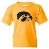 Iowa Hawkeyes Primary Logo - University College Team Youth T-Shirt