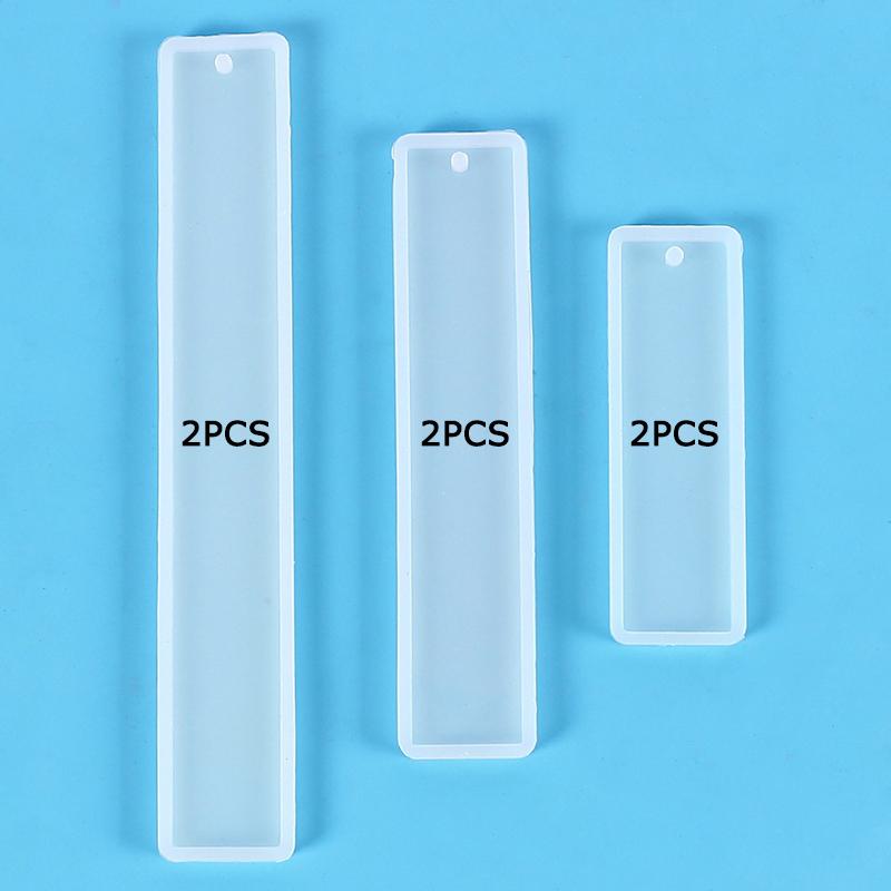 

WTEMPO DIY Силиконовые Заготовки Закладок Формы для Изготовления Креативные Украшения Подвески Литьевые Формы Наборы Больших Средних и Малых Форм Праздничные Специальные Подарки 6pcs белый