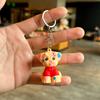 Cartoon Cute Puppy Keychain Pendant Doll Student School Bag Accessories Small Gift Wholesale