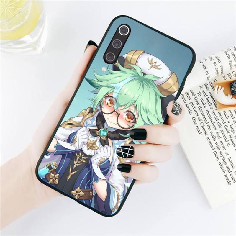 Urocze etui na telefon z Sacharozą dla Xiaomi Redmi Note 11 10 9T 8 7 Pro Redmi 10 9 9A 9C 8 7 6 Miękkie Czarne Etui na Telefon