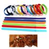 12Pcs Adjustable Pet Collar Anti-lost Soft Name ID Collar for Dog