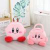 Kirby Plush Star Portable Tote Handbag Clutch Large Capacity Bento Bag Lunch