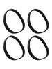 6x0.2x0.5 inch Bandsaw Rubber Tires Band Saw Pulley Tires Manual Measurement Deviation Elastic Rubber Material