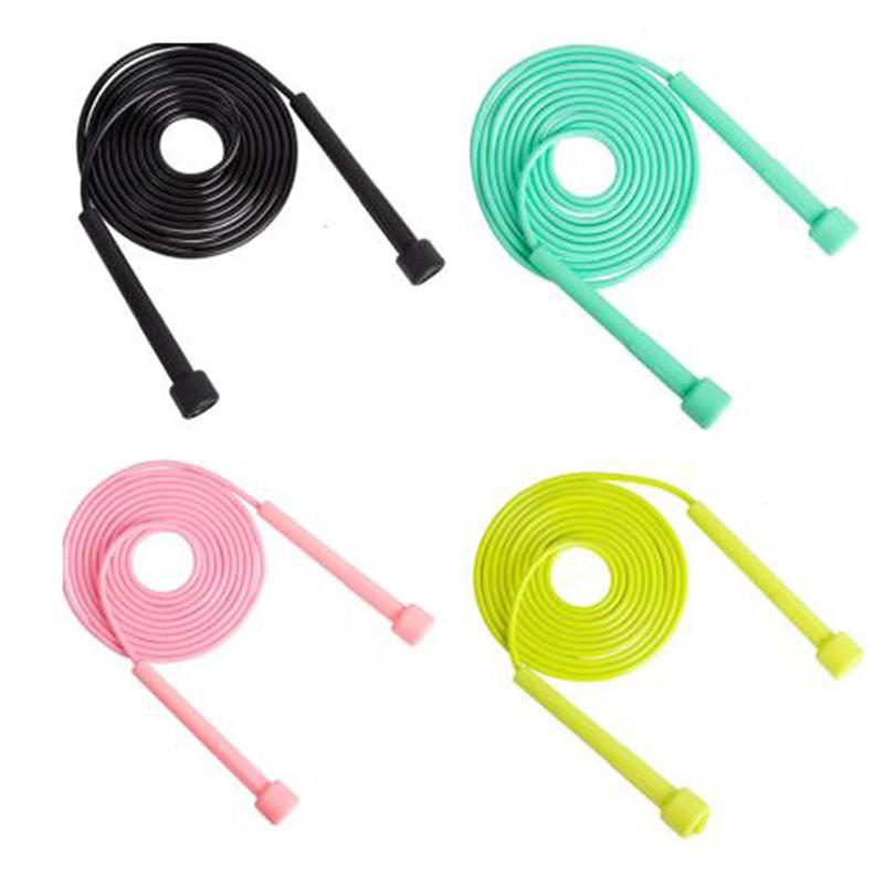 1 Pcs Speed Jump Rope Kids Pvc Skipping Rope Adjustable Fitness Equipment