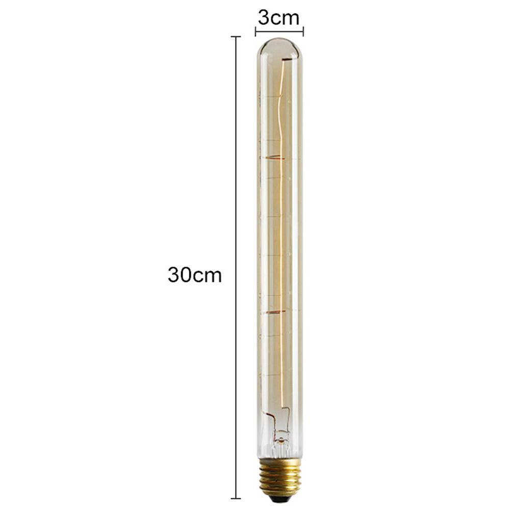 40W Bright Decoration Ball Light Screw Connector Vintage Retro Bulb Edison Lamp Glass Filament