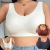 Női Nagy Méretű Varrásmentes Melltartó XL-4XL Push Up Alsónemű Acélgyűrű Nélkül Kényelmes Tank Top