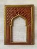 Hand-Painted Wooden Jharokha Frame: Indian Wall Decor
