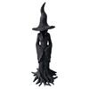 Halloween Tree Root Witch Statue Spooky Black Witch Figurine Resin