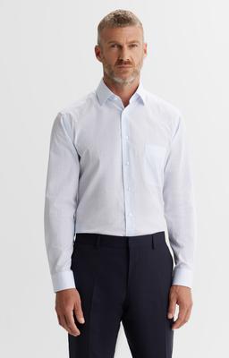 Slim Fit Shirt With Micro Pattern 176-182/41
