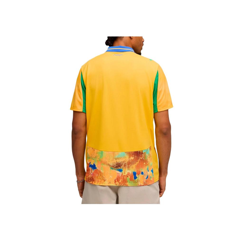 Puma x KidSuper MSFC Jersey Replica (Mamelodi Sundown) Pale Yellow/Fast Green Men Tops 782738-22