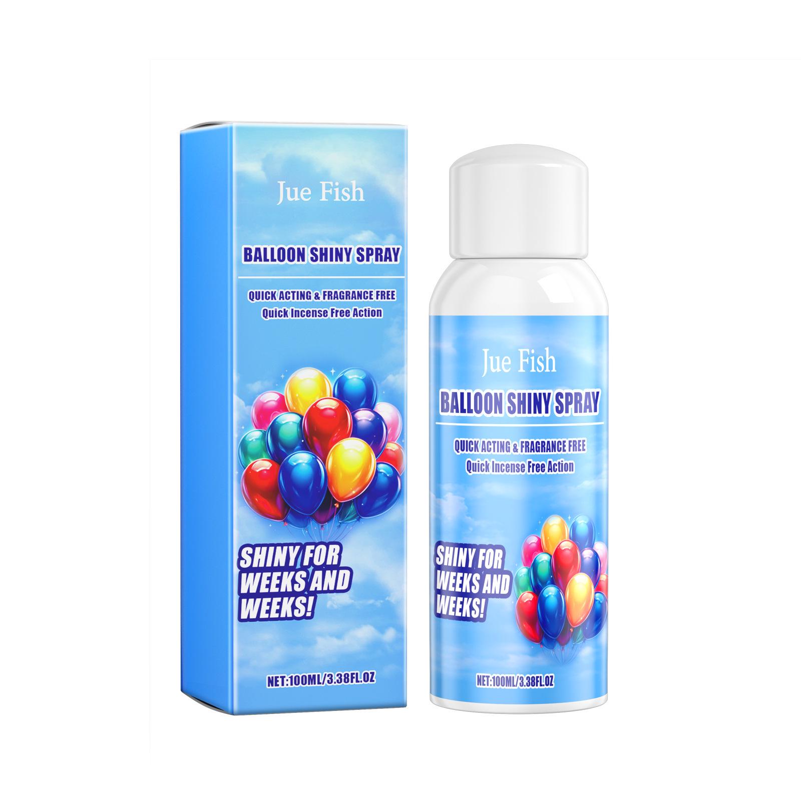 Jue Fish Shiny Spray for Balloons - Anti-Oxidation Shine Enhancer for Balloon Decorations
