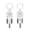 Dream Catcher Feathers Key Chain Tassels Tone Silver Color Keyring Keychain Gift For Women Lucky Decor For Bag