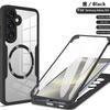 Qicai 360 Magnetic Attraction Is Suitable for Samsung S25ULTRA Case and Film Integrated Mobile Phone Case S24U All-inclusive Anti-drop Protective Case
