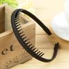 Korean Cloth Around Plastic Teeth Comb Hairband Hair Hoop for Lady Girls Women