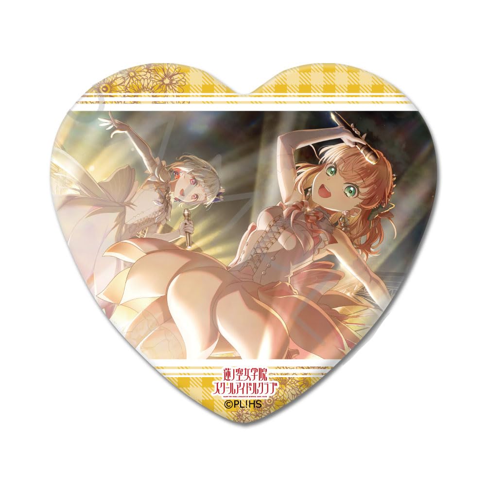 Hasunozora Academy School Idol 7th Can Badge Design OI  Love Live! Girls  Club  Heart-Shaped