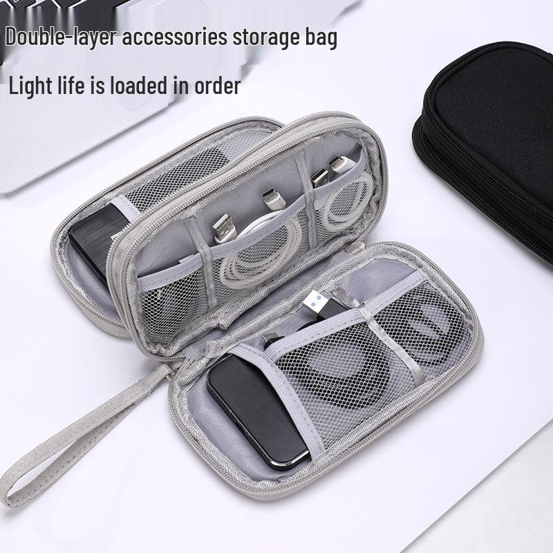 Multifunktionale Reiseaufbewahrungstasche für Kabel, Ladegeräte, USB-Sticks und Ausweise