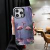 Pink Red Dreamy Flamingo Shockproof Phone Case for iPhone 17 Air 16 16E 15 Pro Max 14 Plus 13 Mini 12 Back Cover Anti Fall Funda