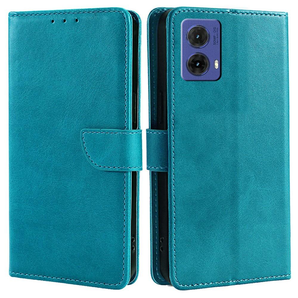 For Motorola Moto G85 5G/S50 Neo 5G Wallet Case Calf Texture Leather Phone Cover