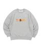 Koso Cc Fabric Typographic Sweatshirt (Gray)
