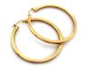 375 Gold Earrings Classic Hoops 26mm Shiny Hoops for a Gift 9k 2.18g