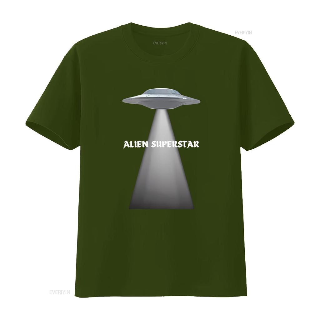 Alien Superstar T Shirt 2023 Beyonce Renaissance Tour UFO Merch vintage Washed Slightly Versatile graphic Stylish homme