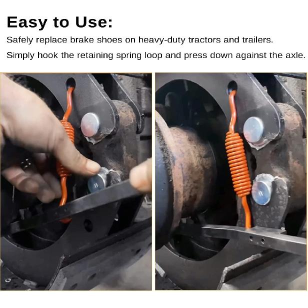 5081 S-Cam Air Brake Spring Tool, Brake Shoes Installer Tool for Heavy Duty Tractors Trailers Diesel Drive Semi-Truck Replace Brake Shoe