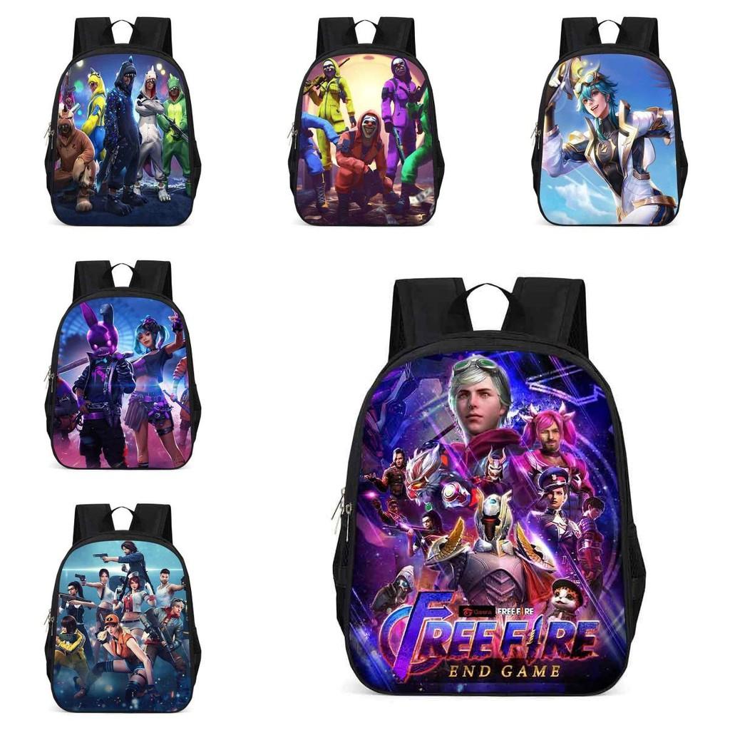 Freefire Kids School Backpack With Breathable Oxford Fabric For Elementary Students