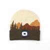 Led Beanie Headlamp Factory Custom logo Winter Running Cap Warm Knit Lighted Hat Outdoor Night Sport Gear Supplier Led Beanie