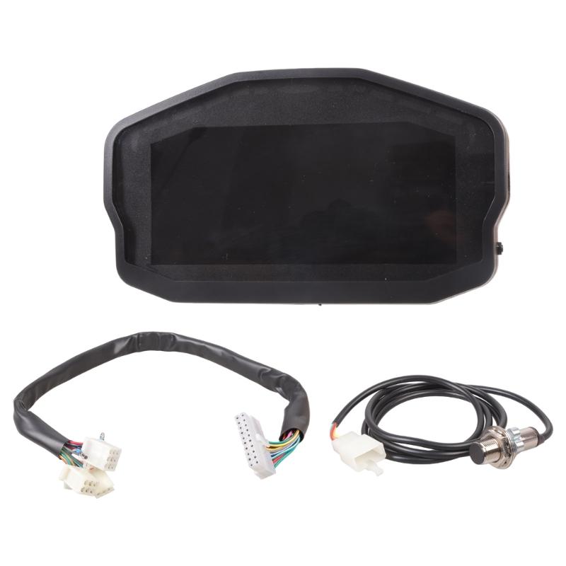 

Universal Speedometer Motorcycles LED Digital Odometer 12V Meter Display Gauge 1