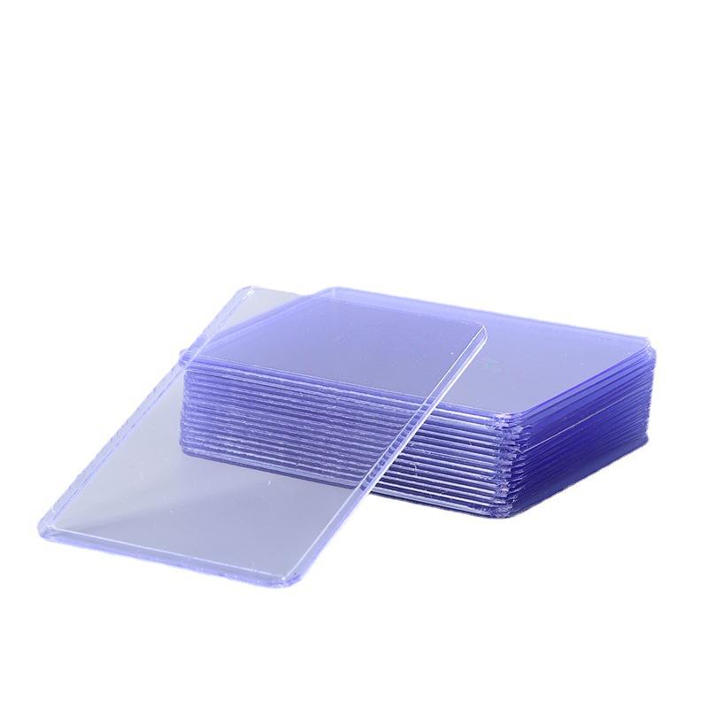 25PCS Transparent PVC Card Sleeves Game Card Hard Plastic Card Sleeves Card Protective Card Holder Trading Cards Case