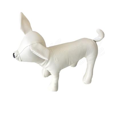 Emily Style Monochrome Torso Mannequin Dog Model for Photography, Pet Supplies, Interior Decor, Plush Toys, and Display (Small, White)