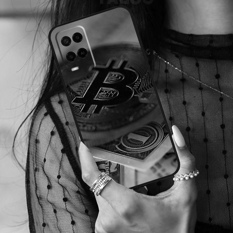 Bitcoin Case For Oppo A5 Pro A15 A17 A57 A77 A18 A38 A58 A78 A98 A94 A74 A54 A40 A60 A80 A96 A76 A16