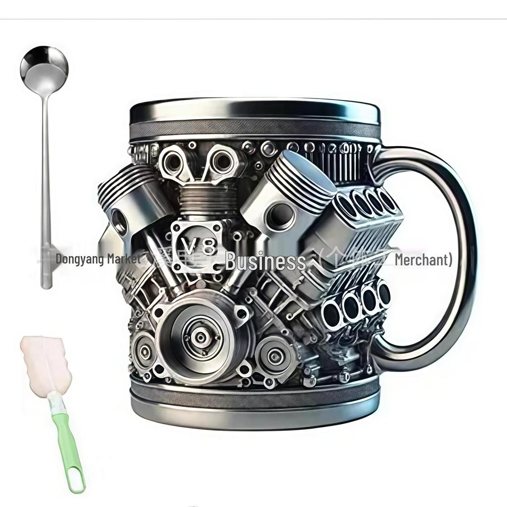 Creative Resin Stainless Steel Cup: Unique Wine, Coffee, and Gift Ornament Design