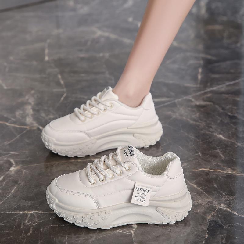 Dad Shoes Women's Spring and Autumn New Thick-soled Versatile Sports and Leisure Shoes Women's Height-increasing Running Women's Shoes