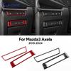 For Mazda 3 Axela BP 2019 2020 2021 2022 2023 2024 2025 Real Soft Carbon Fiber Sticker Car Start Stop Switch Button Accessories