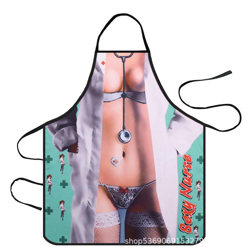 Novelty Muscle Man Apron - Creative Funny Design