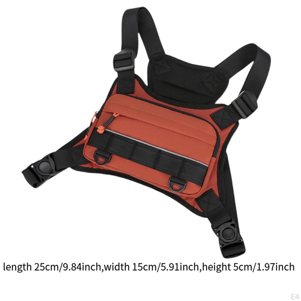 Chest Bag for Men Vest Hiking Cycling Travel Sports Rock Climbing