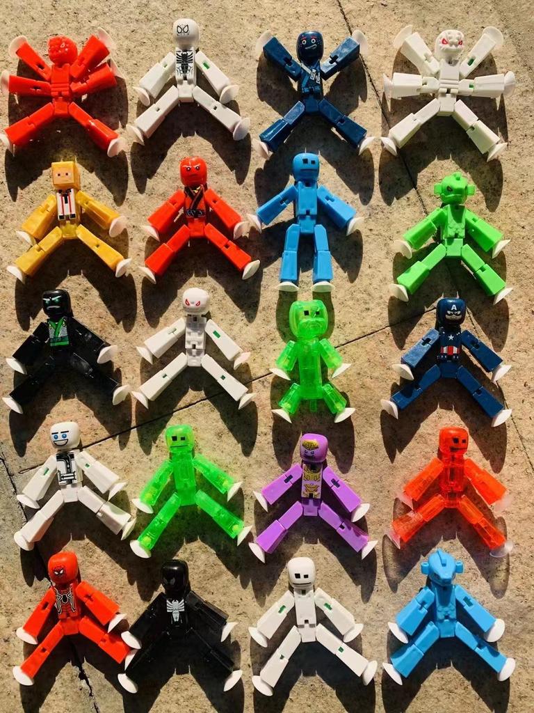 Le Toys Twisty Stickman: Creative Changeable Doll with Suction Cup