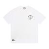 1966 CHROME HEARTS 2025 Lato Nowa Wysokiej Jakości Bawełna Okrągły Dekolt Luźny Duży Rozmiar Męski i Damski T-shirt Koszulka dla Pary